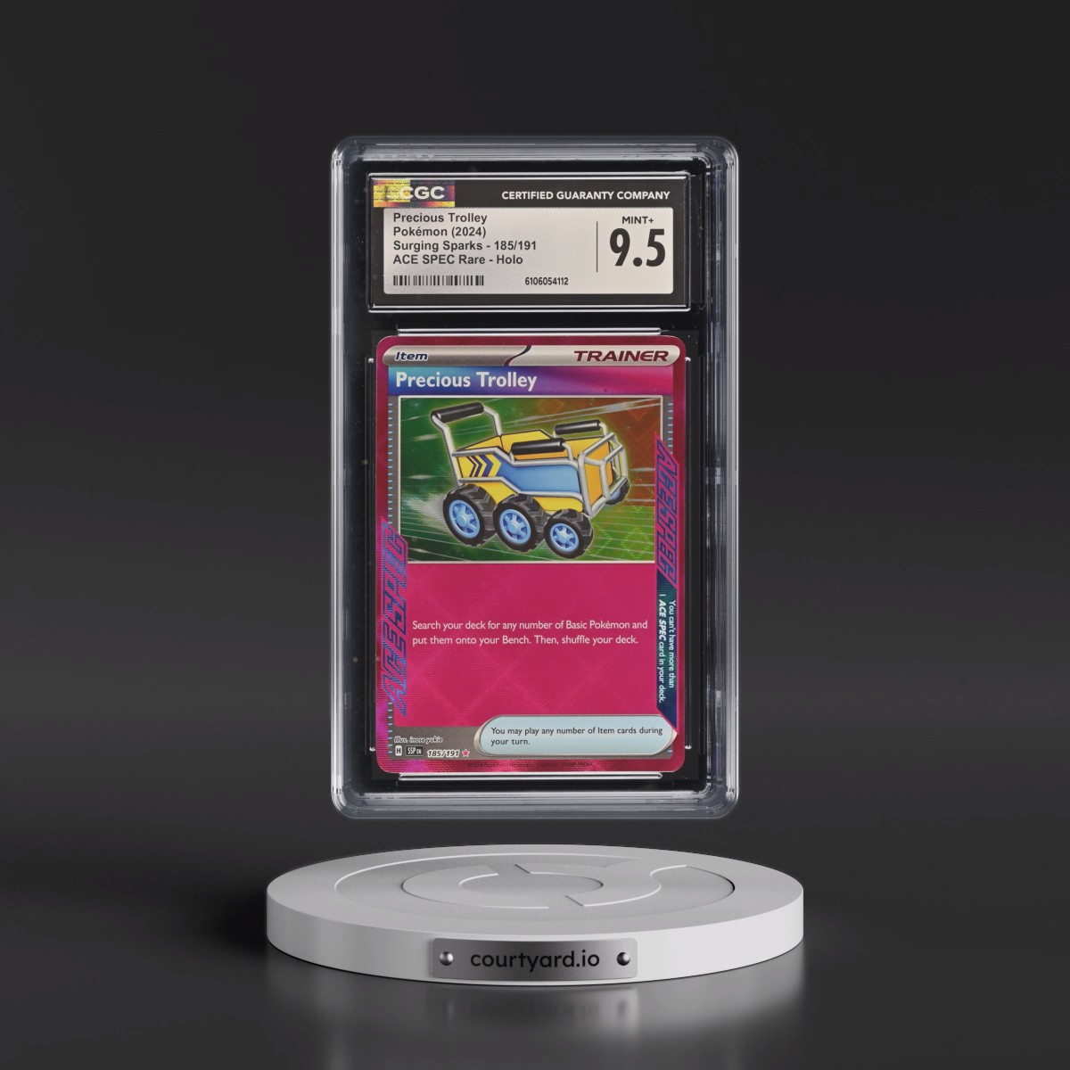2024 Precious Trolley - Pokémon Surging Sparks - SSP EN CGC 9.5 MINT+